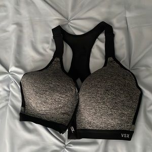 Vsx sport front zip high impact sports bra